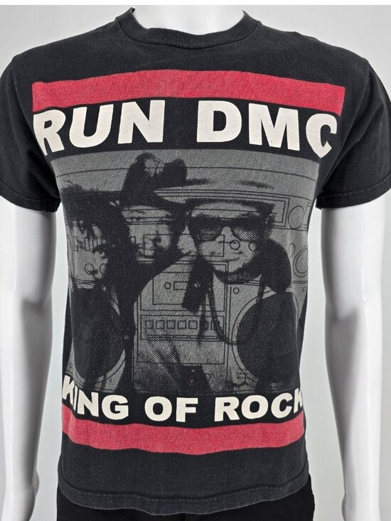 Run Dmc Other - Late 2000s Run DMC King of Rock Officially Licensed Black Band T-Shirt (S)